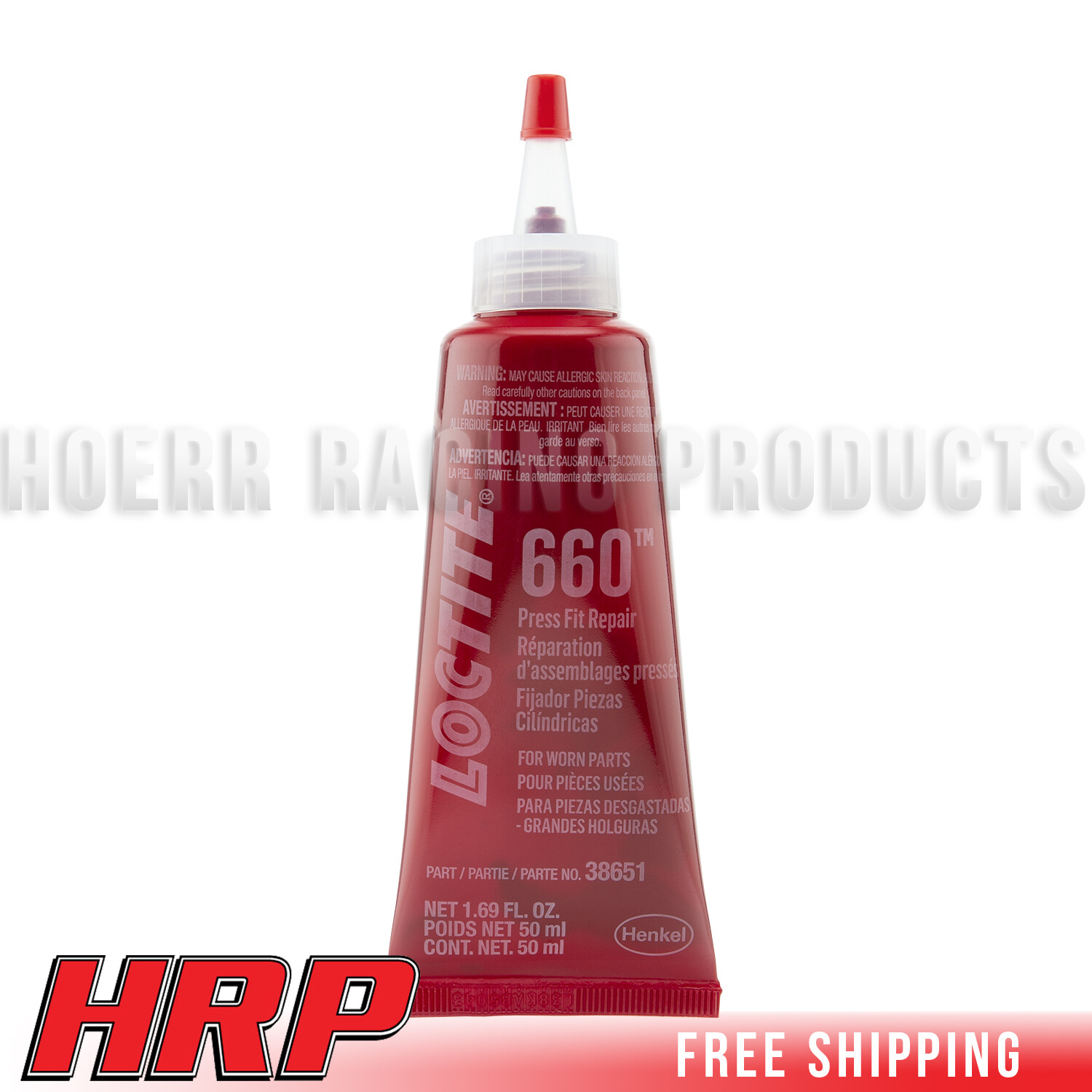 Loctite 555337 Quick Metal 660 Retaining Compound (2 PACK) Press Fit Repair 50mL