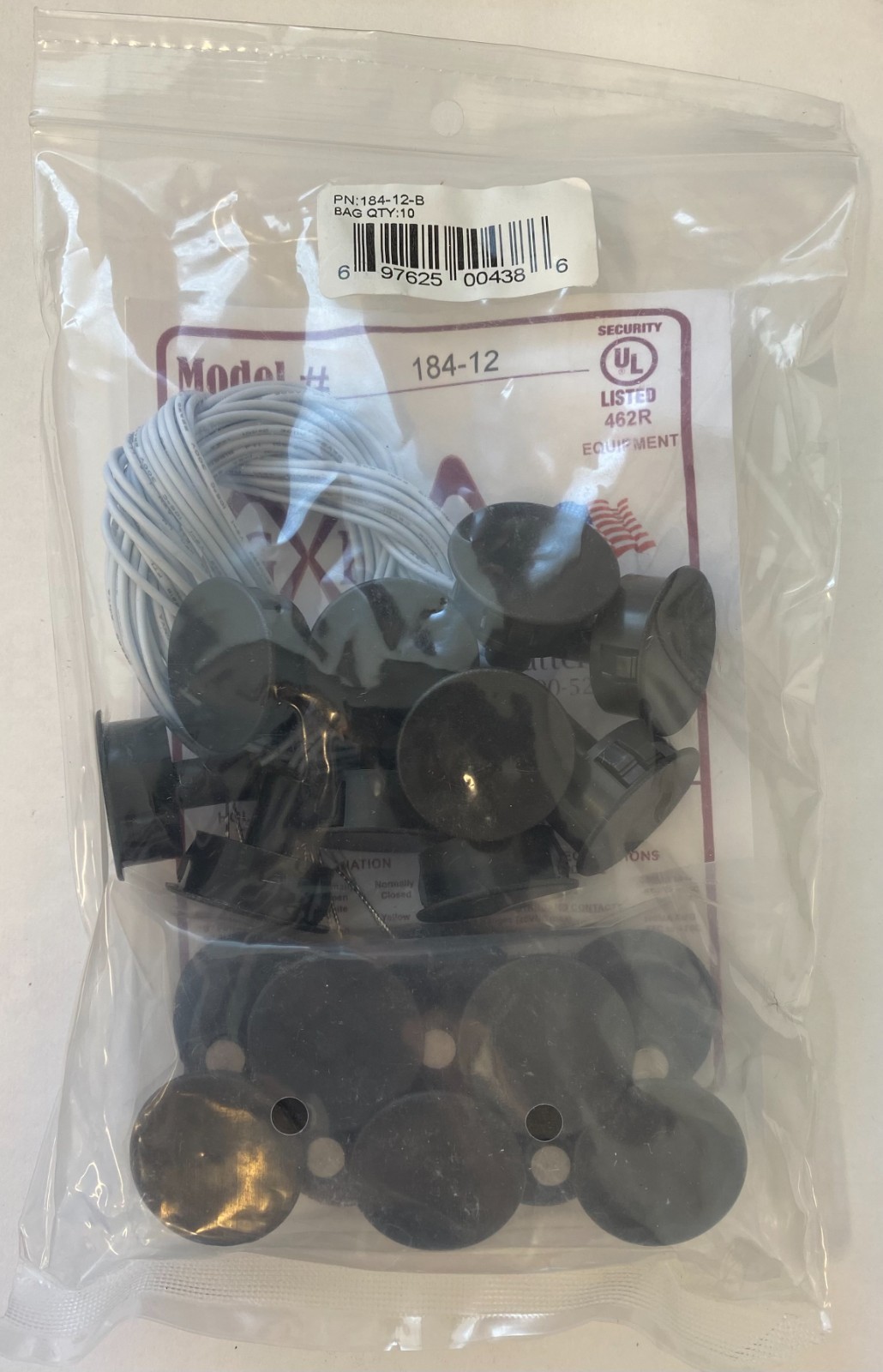 GRI 184-12-B 3/4" & 1" Steel Door Recessed Switch Set