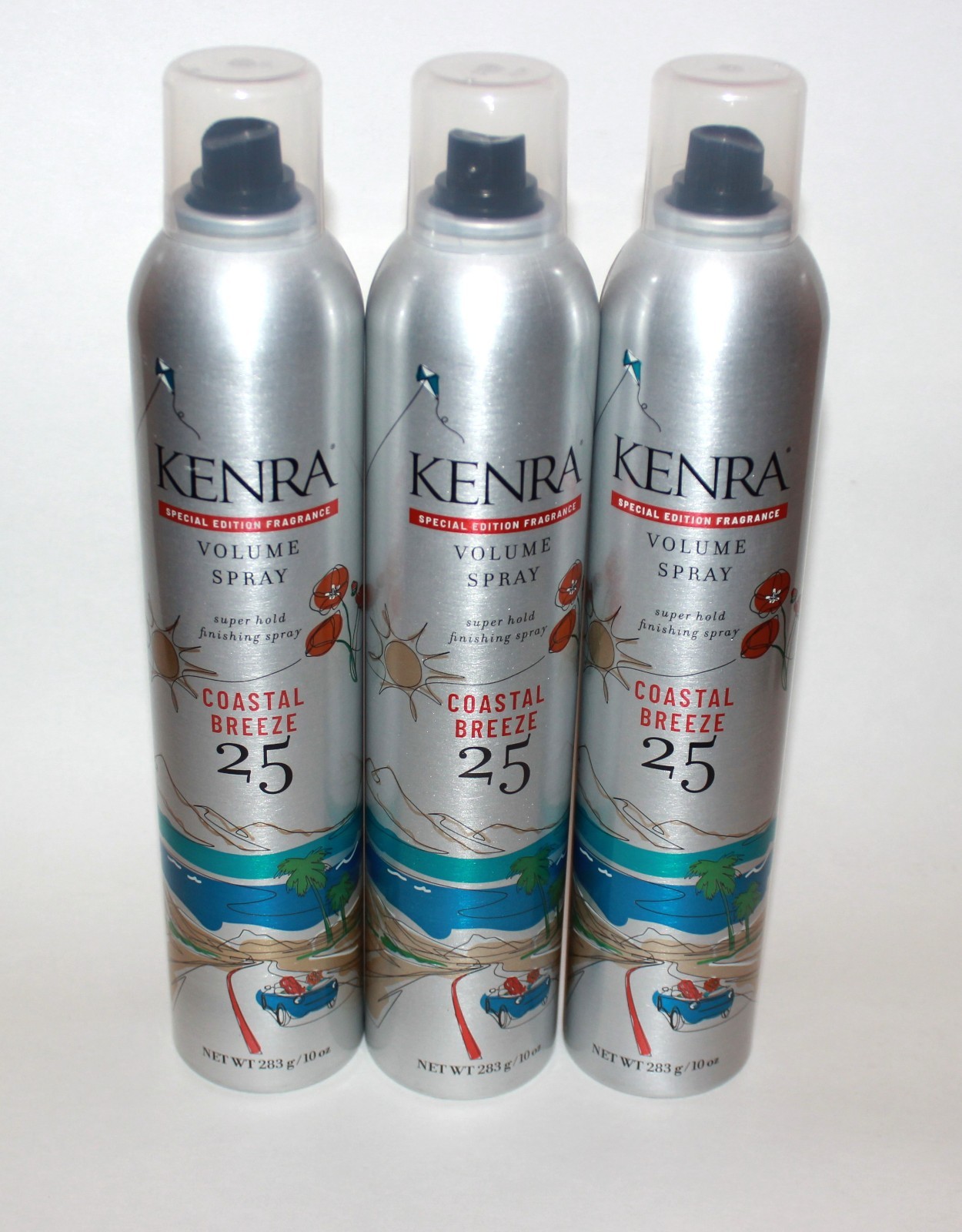 Kenra Volume Spray 25 Coastal Breeze 10 oz, Pack Of 3