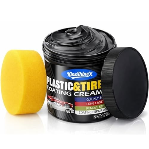 Black Trim Restorer, Plastic Restorer for Cars Restore Faded Bumpers, Plasti...