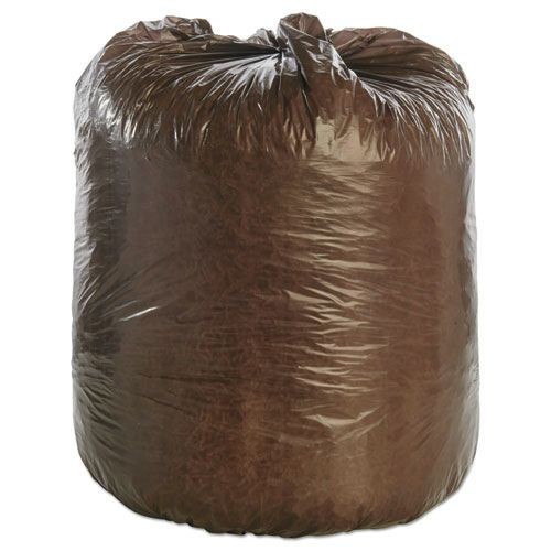 Stout by Envision G3344B11 33" x 44" 39 gal 1.1 mil Trash Bags - Brown 40/BX New