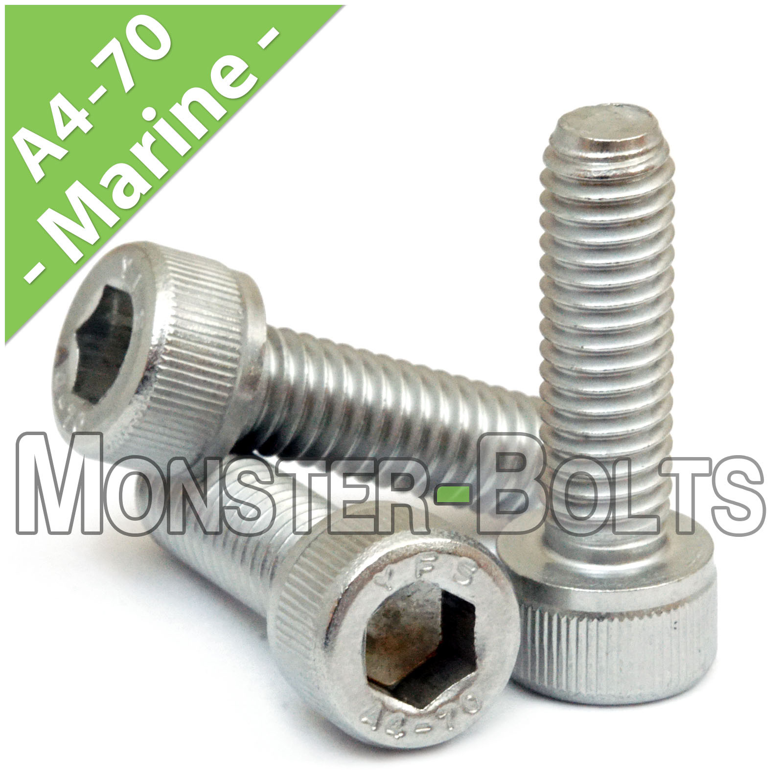 M4 Stainless Steel Socket Head Cap Screws, A4 / 316 Marine, DIN 912 0.70 Coarse