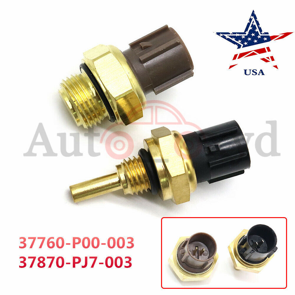 2PCS NEW Coolant Temperature Sensor Switch For HONDA CR-V Civic ACURA ISUZU USA