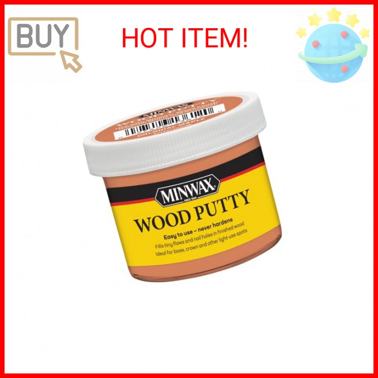 Minwax Wood Putty, Colonial Maple , 3.75 oz.
