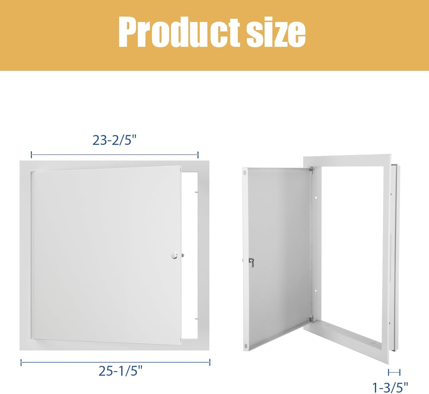 Thicken 1Mm 24 X 24 Access Panel for Drywall,Attic Door, Ceiling Access Panel fo