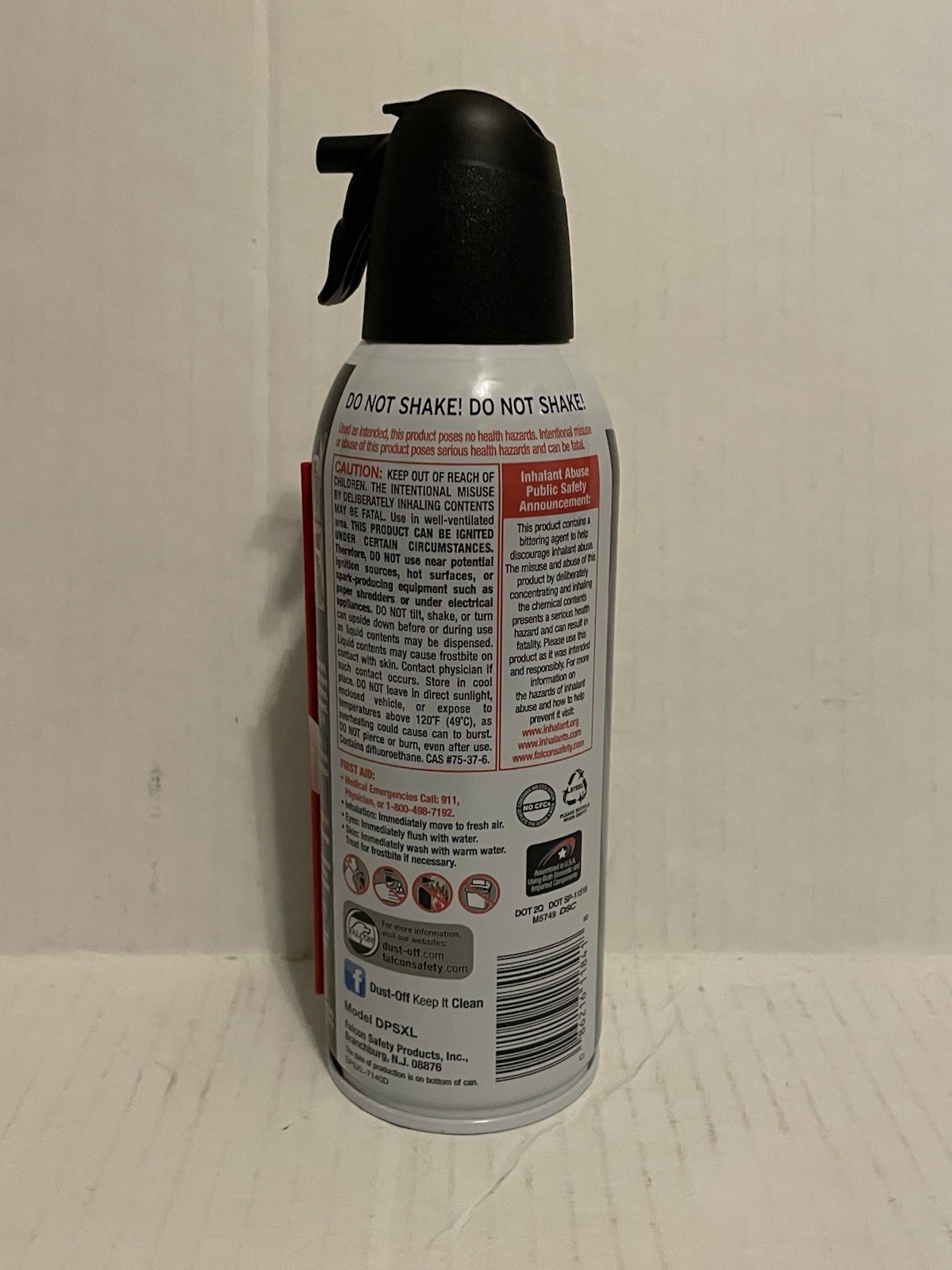 Dust Off Canned Air Electrical Duster 10oz Bottle