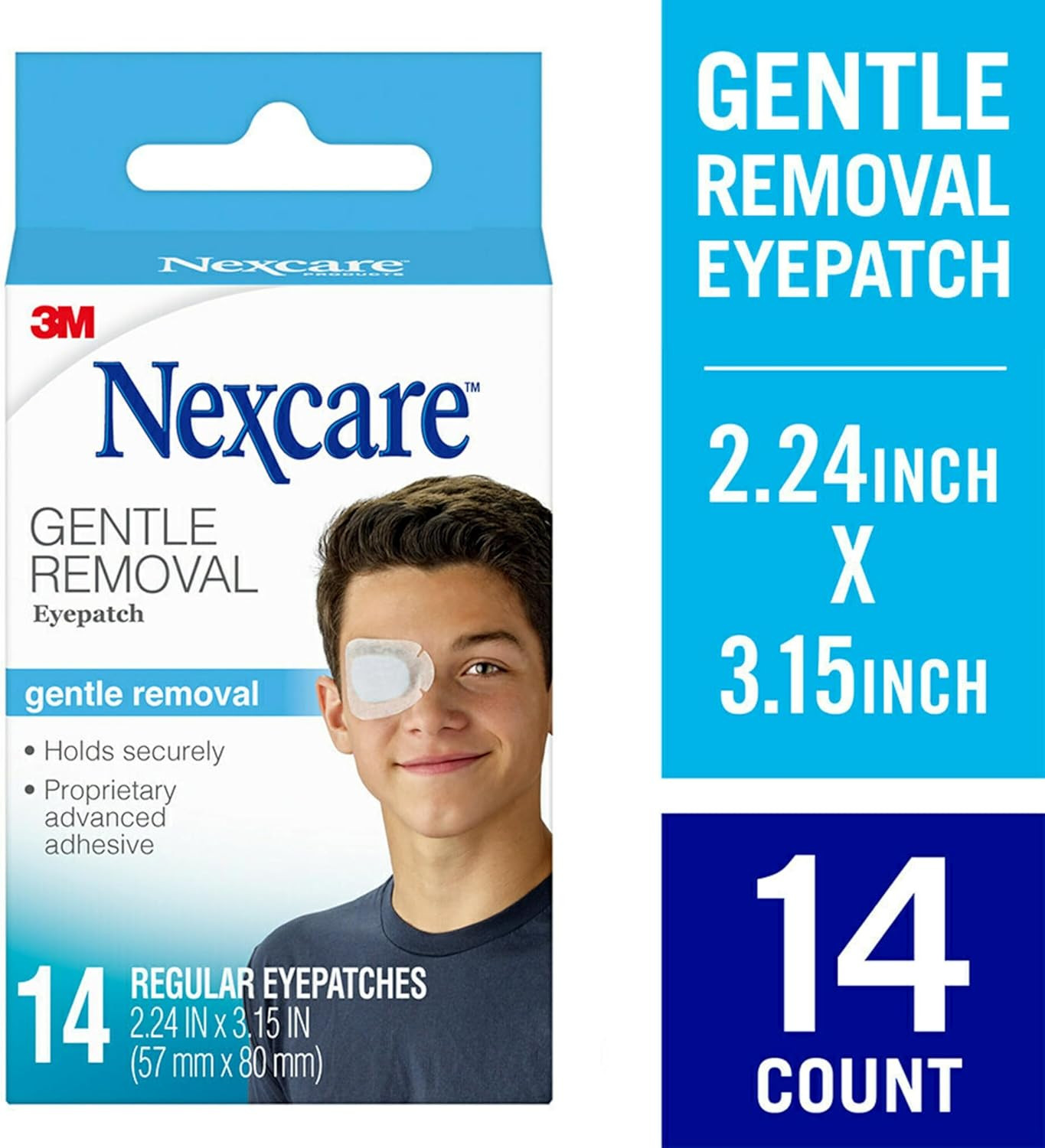 Nexcare Gentle Removal Eye Patch, Regular Size