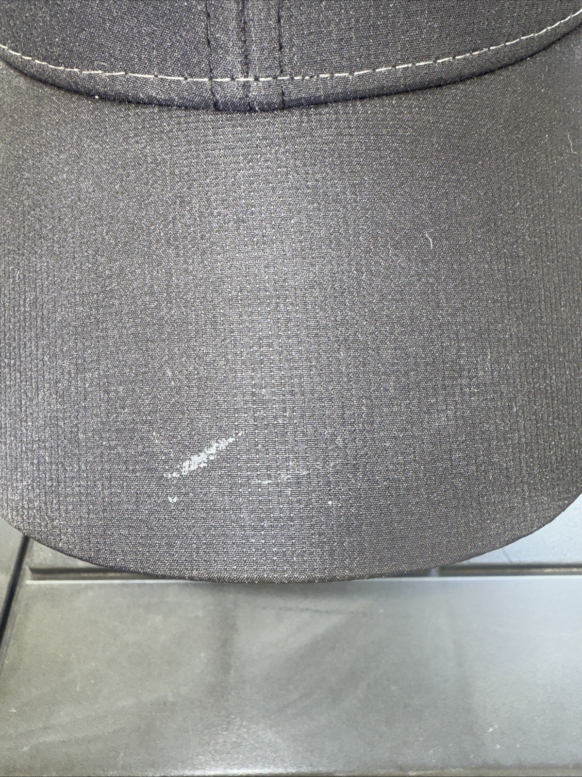 TORO in White on Black Maroon Accented Hat Cap Hook Loop Polyester