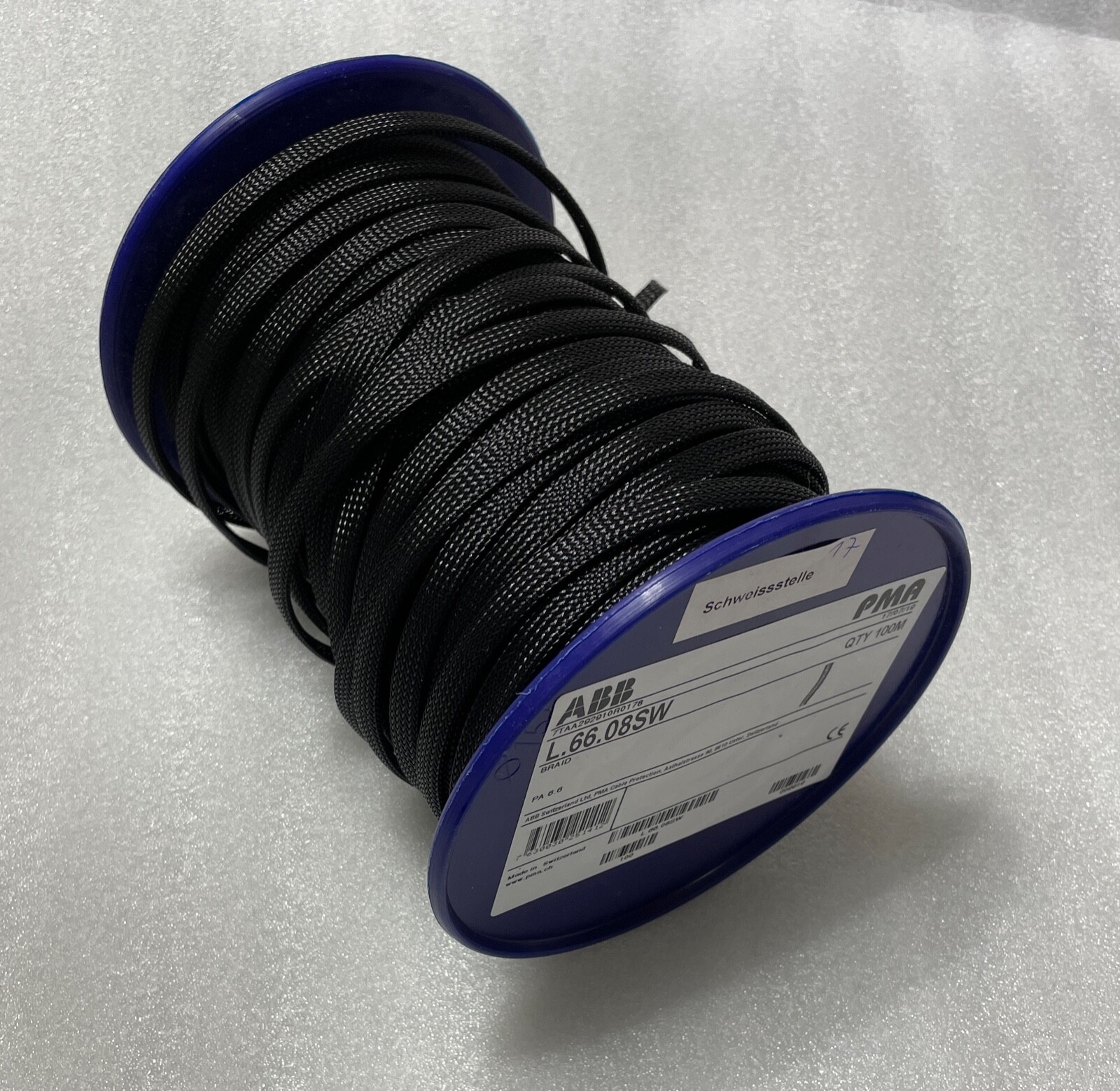 PMA ABB L.66.08SW EXPANDABLE TUBING BRAIDED HOSE APRROX 150M CABLE PROTECTION