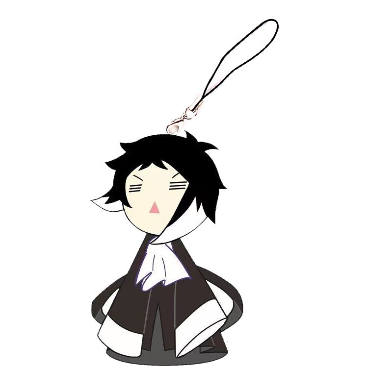 Bungo Stray Dogs Ryunosuke Akutagawa Pendant Keychain Accessory Animation Gift