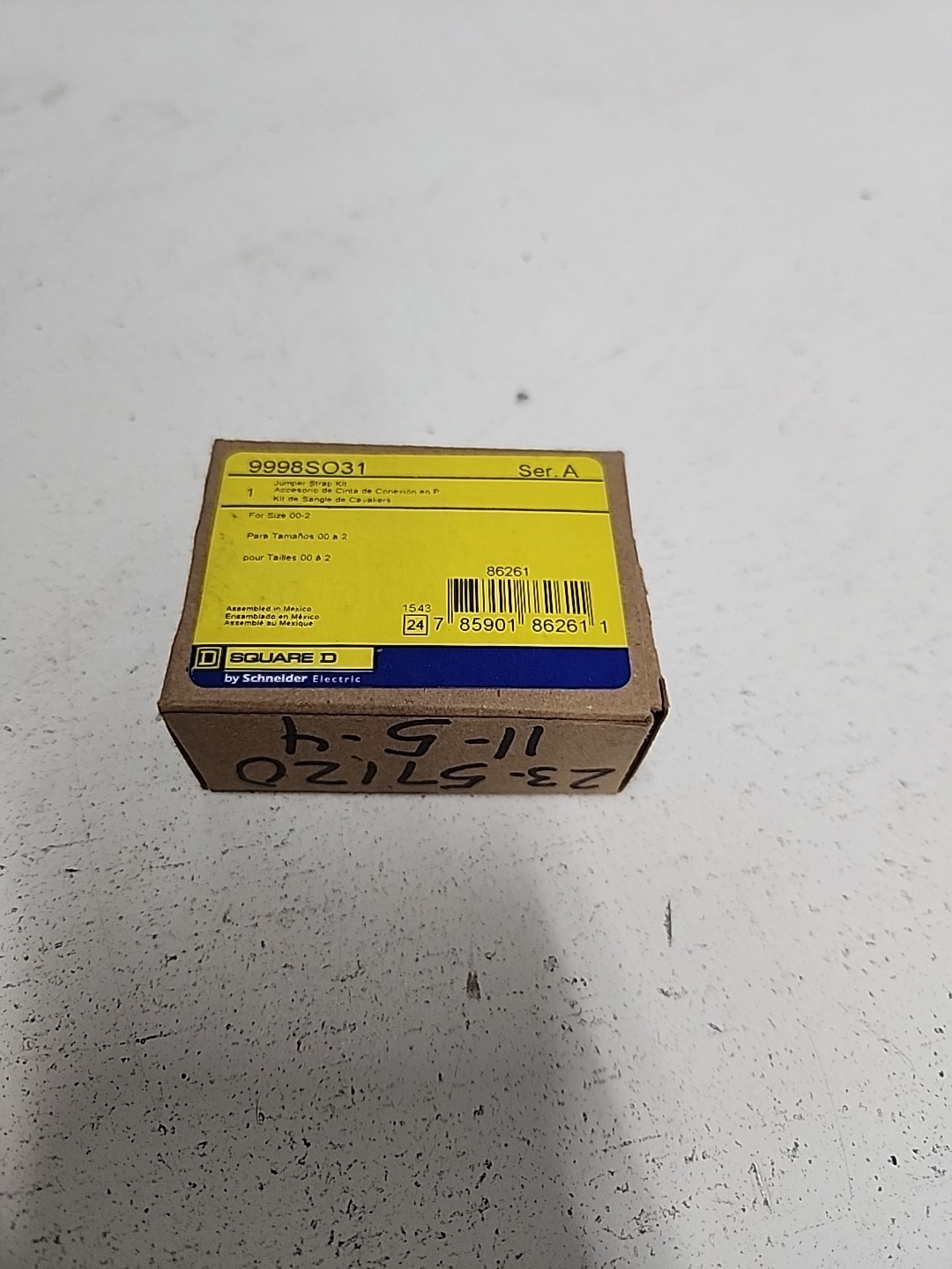 SQUARE D 9998-S031 OVERLOAD RELAY JUMPER STRAP KIT SERIES A ** NOS **