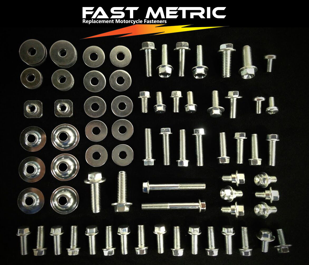 SUZUKI 87pc Body bolt kit DRZ 110 125 200 250 400 650 plastics fenders dirtbike