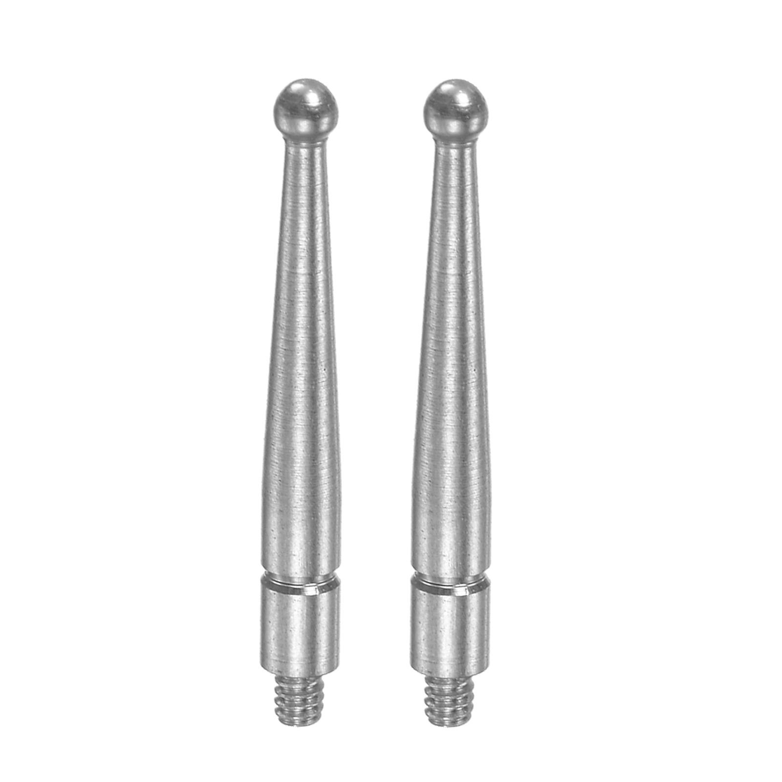 Contact Point for Dial Test Indicator, HSS Ball Tip M1.6x0.35 Thread, 2 Pcs