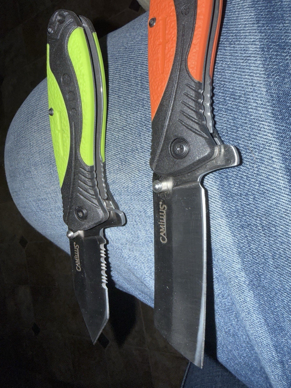 2 Brand New Camillus Lock Blade Knifes Never Used Great Condition