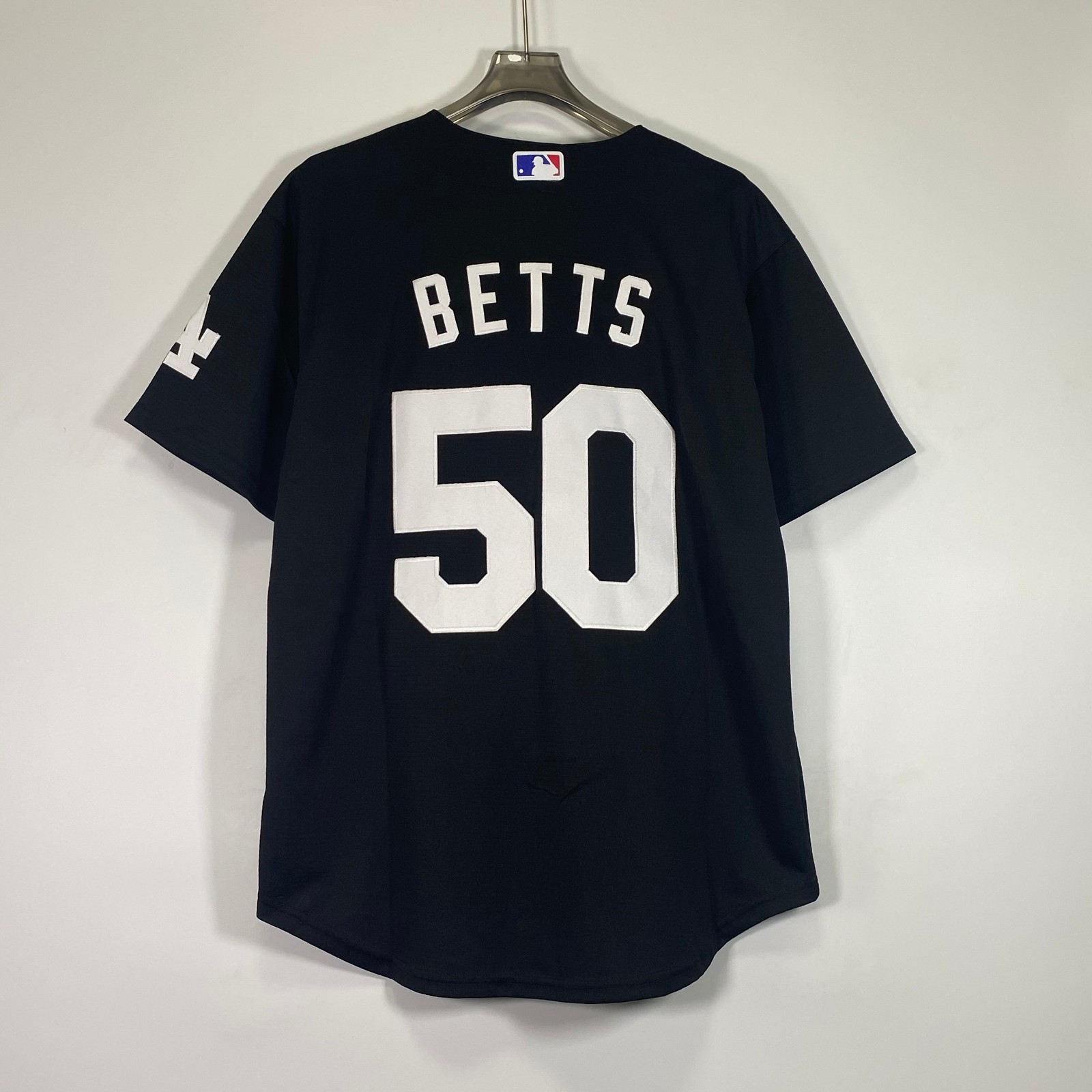 Mookie Betts #50 Men's Embroidered Jersey, Black