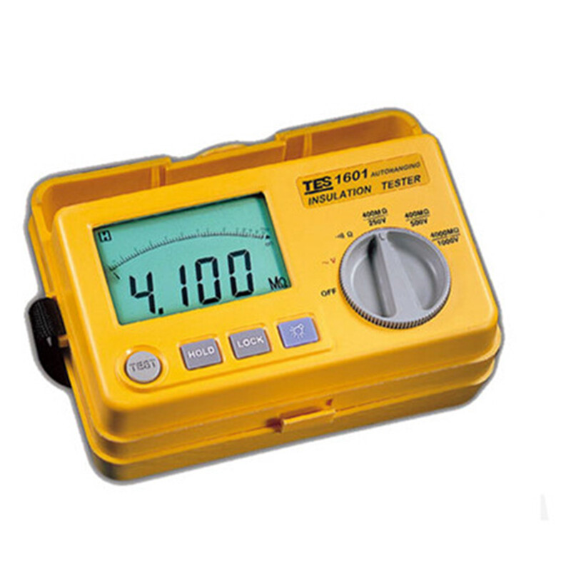 TES-1601 Auto Ranging Insulation Tester Auto Zero&Data Hold New