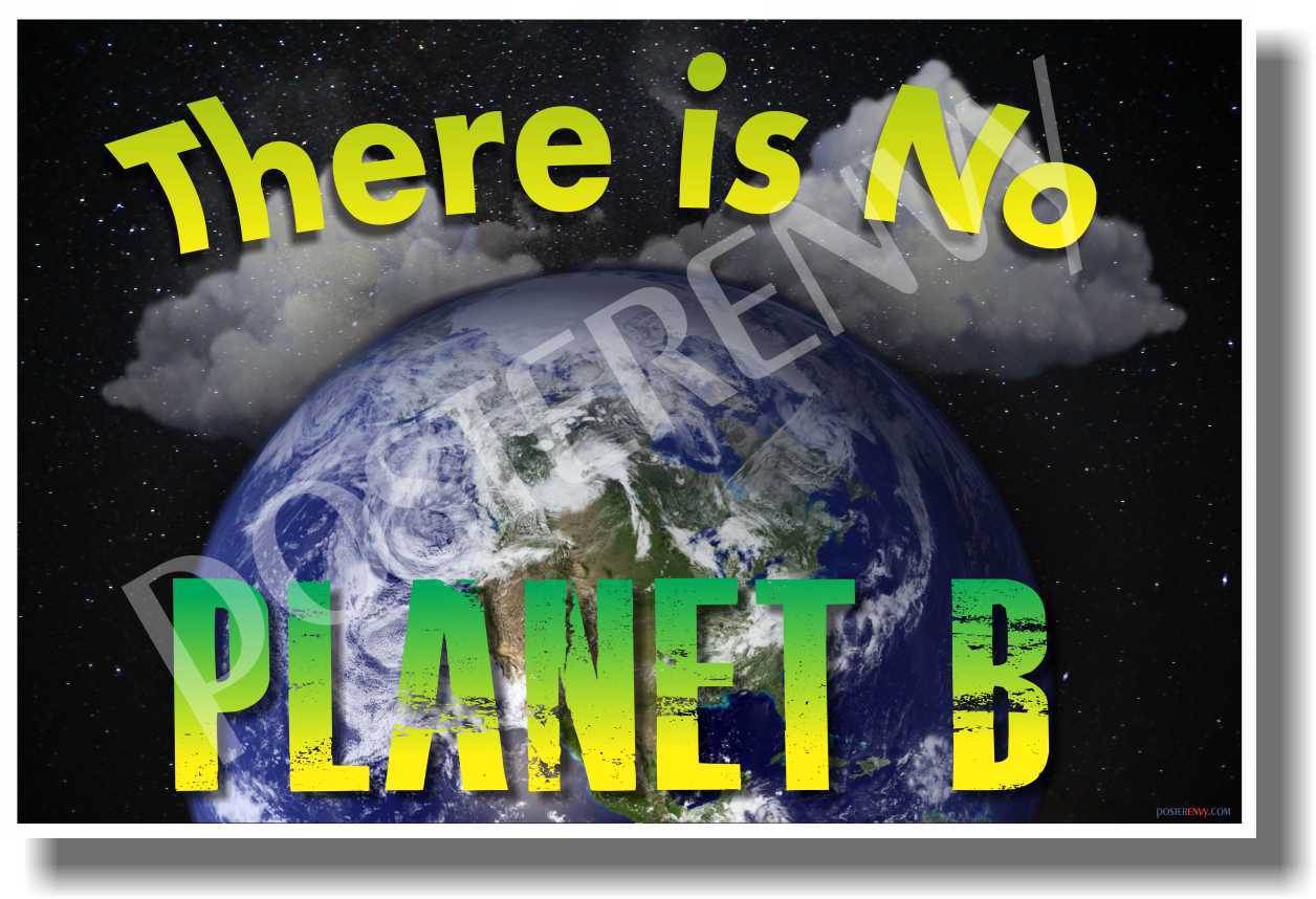 There Is No Planet B 2 - NEW Classroom Environmental Poster (cm951)