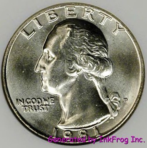 1981 P & D Washington Quarter Gem Bu Set from mint sets