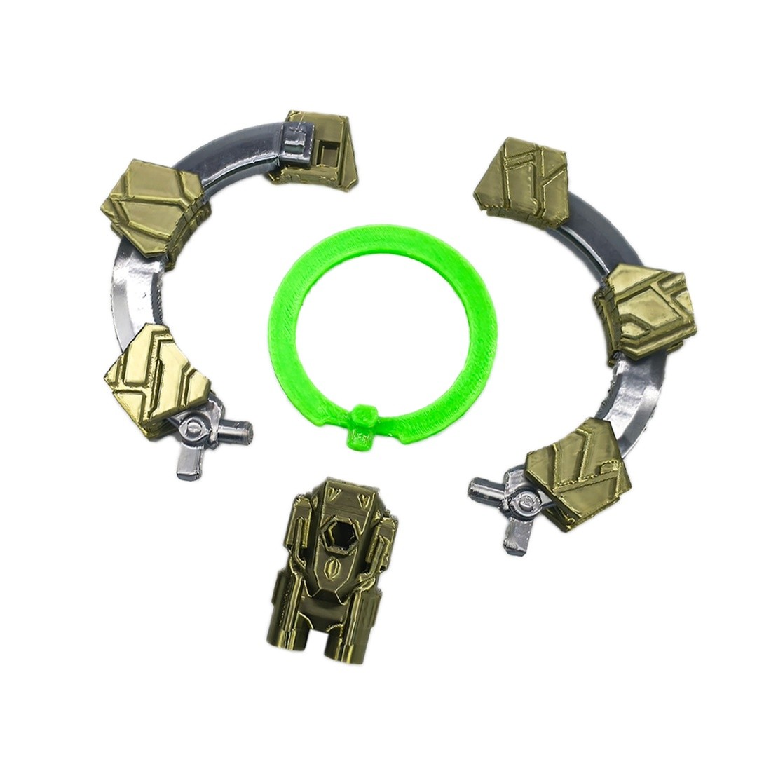 3D Printed Back Ring Weapon Upgrade Kit For AGE OF THE PRIMES QUINTUS PRIME