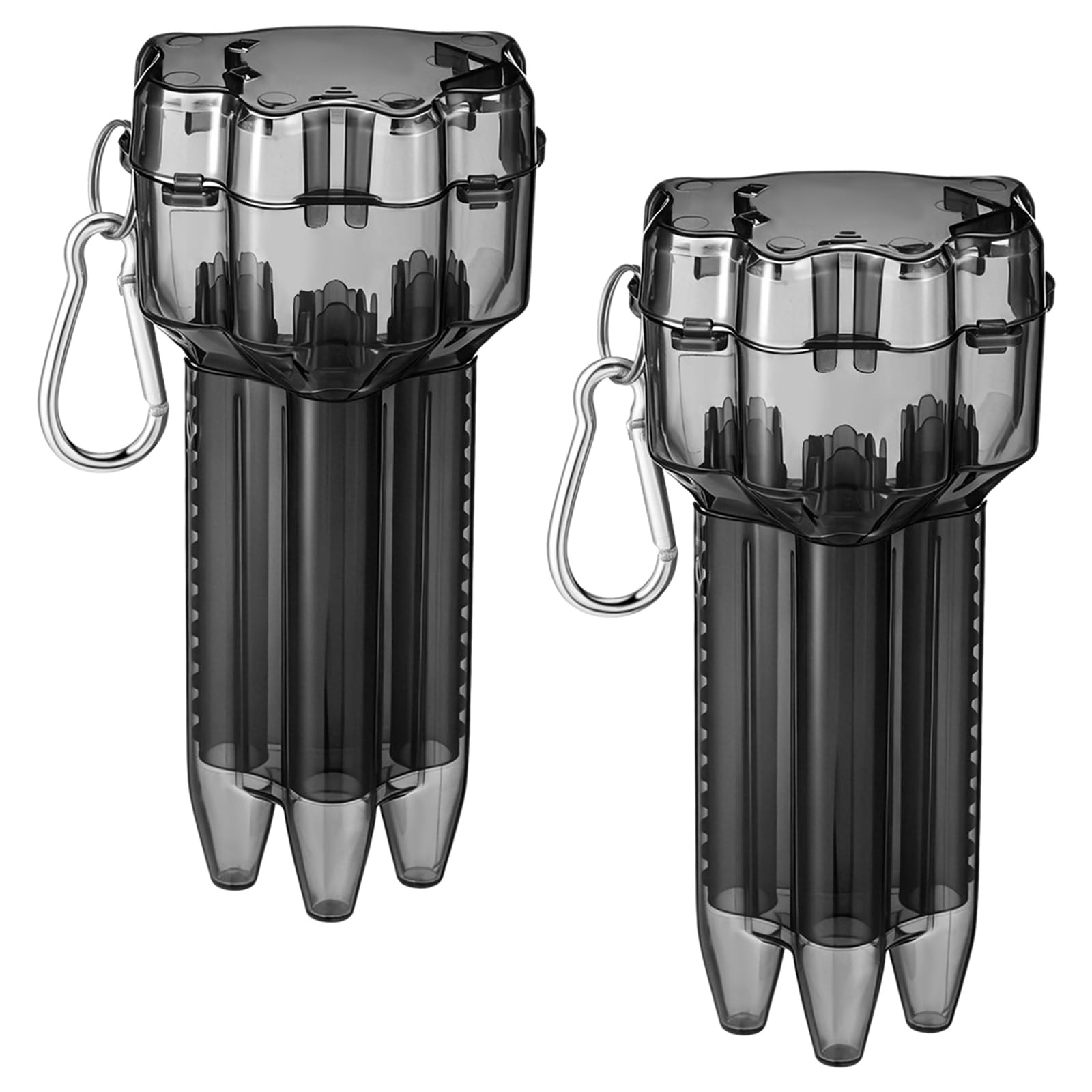 Sonwyoung 2 Pack Plastic Dart Case with Lock Buckle Portable Hard Steel Dart ...
