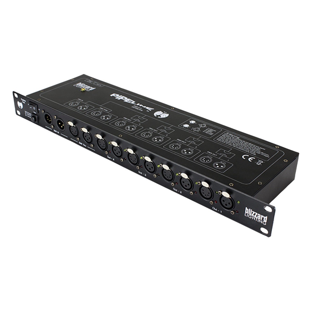 Blizzard Lighting Pipeline Twin DMX Signal Amplifier and Distributor