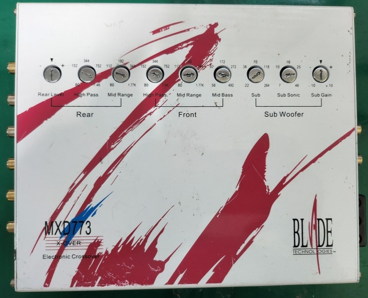 Blade MXD-773 Old School High-End SQ Active Crossover Burr-Brown OPA2134 Upgrade