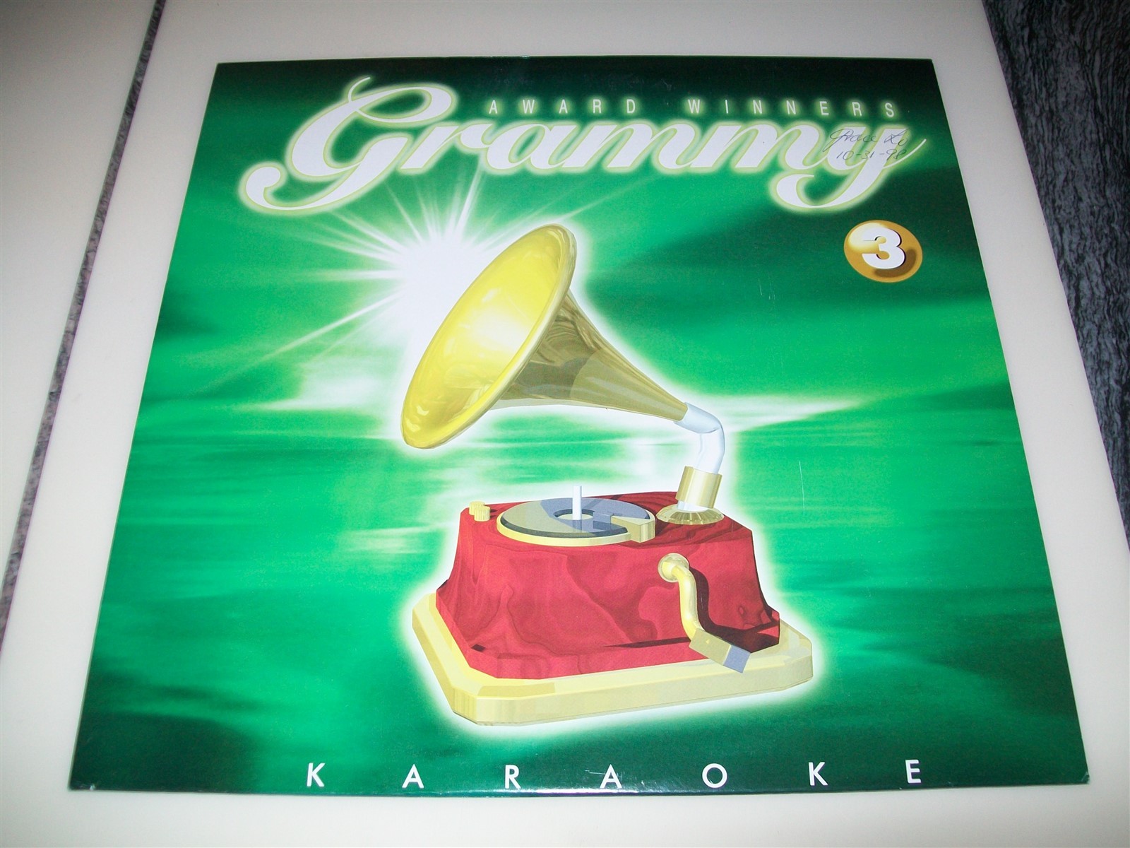 GRAMMY AWARD WINNERS Laserdisc LD KARAOKE EXCELLENT CONDITION VERY RARE!