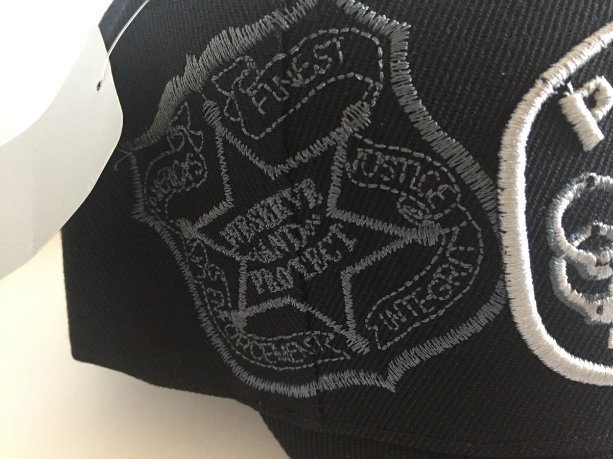 Police Ball Cap / Hat, Blue Flag Draped