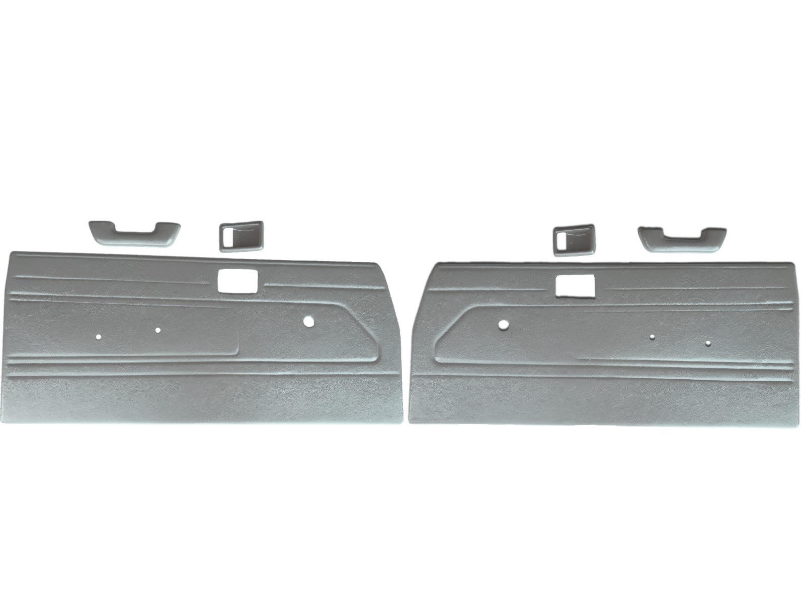 NEW interior Door Panels Set. Toyota Pickup truck 1984-1988 CENTER ONLY Gray