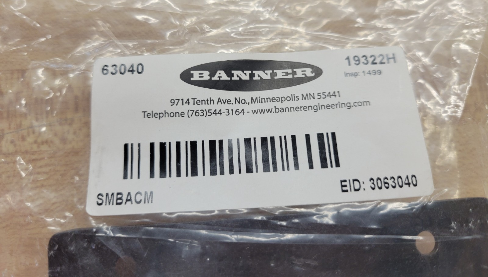 Banner Engineering SMBACM 63040 PresencePLUS Lighting Column Mounting Bracket