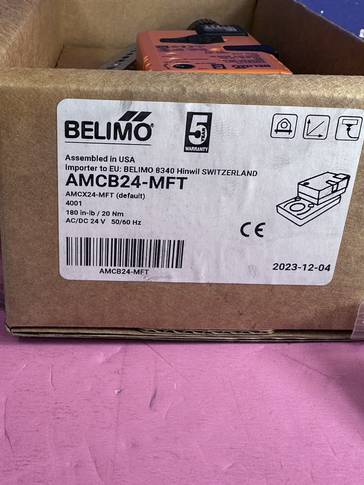 Belimo AMCB24-MFT Damper Actuator