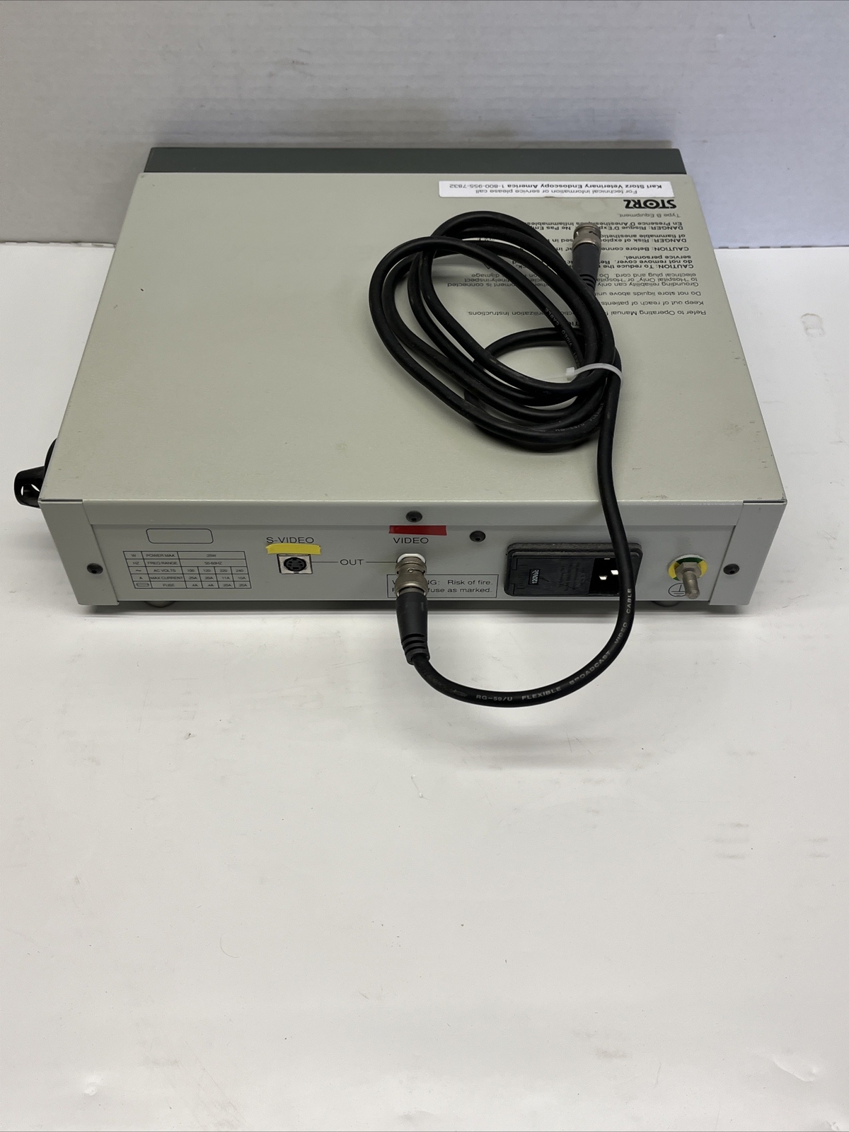 KARL STORZ AUTO EXPOSURE 9050BV/9050B CAMERA CONTROL UNIT, Used