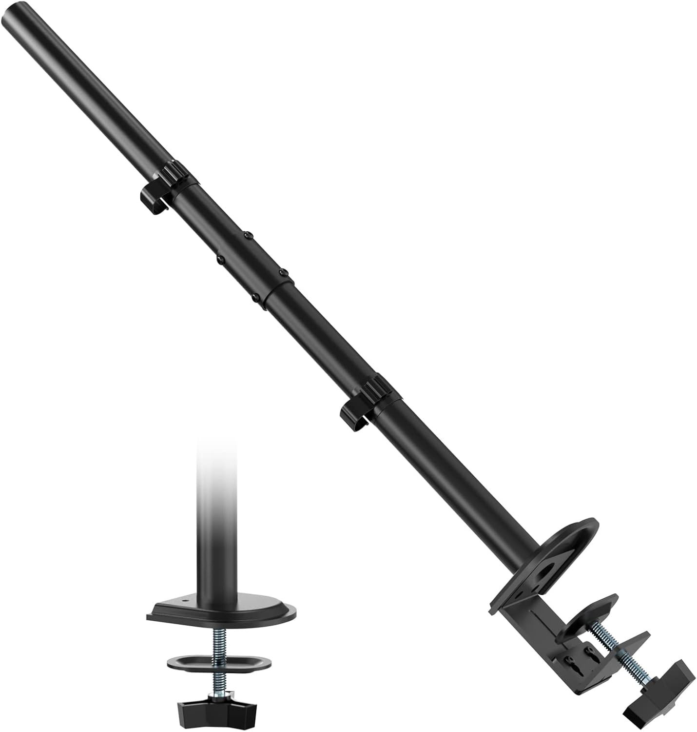 Extra Tall Sturdy Center Pole for Monitor Arm Mount 31.9 inches Steel Monitor...