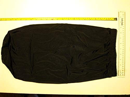 .J Super Long Unisex Spandex Cap for Dreadlocks (Black)
