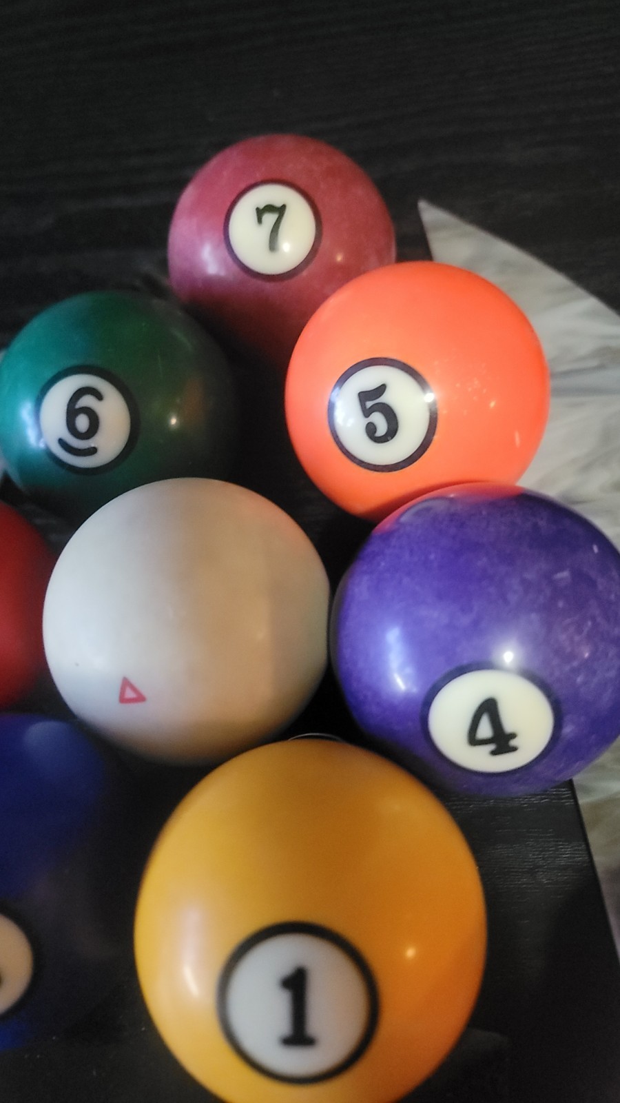 Vintage Billiard Pool Balls
