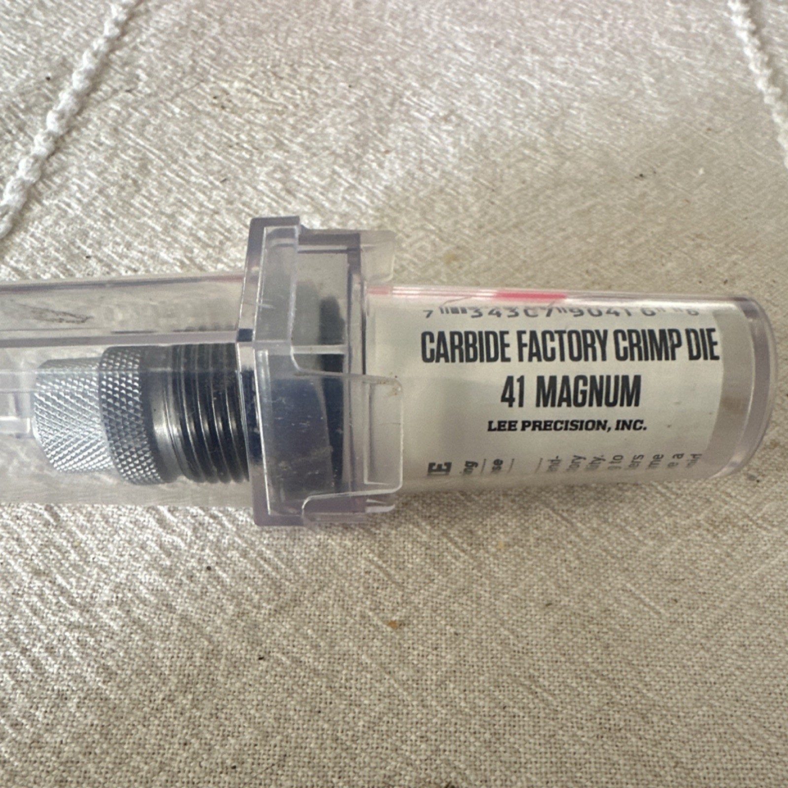 Lee Precision Carbide Factory Crimp Die .41 Magnum Handgun Reloading Die