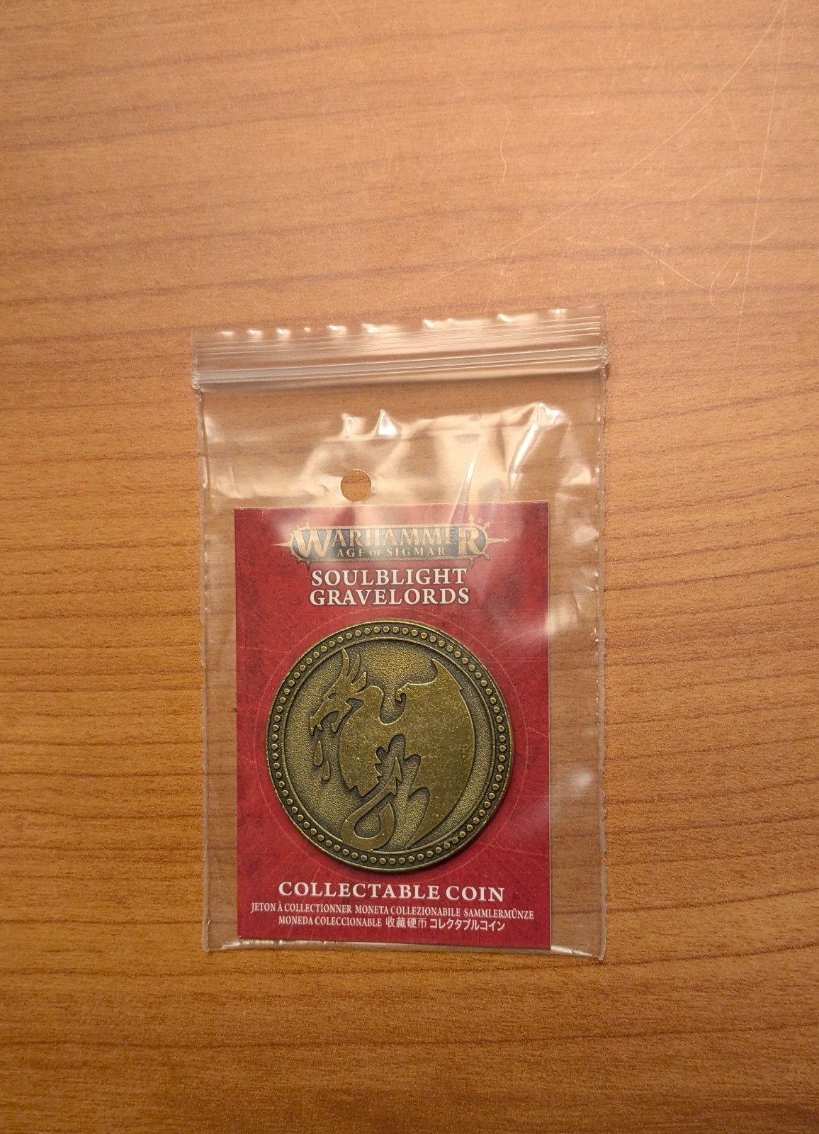 Soulblight Gravelords Collectible Coin warhammer age of sigmar store promo
