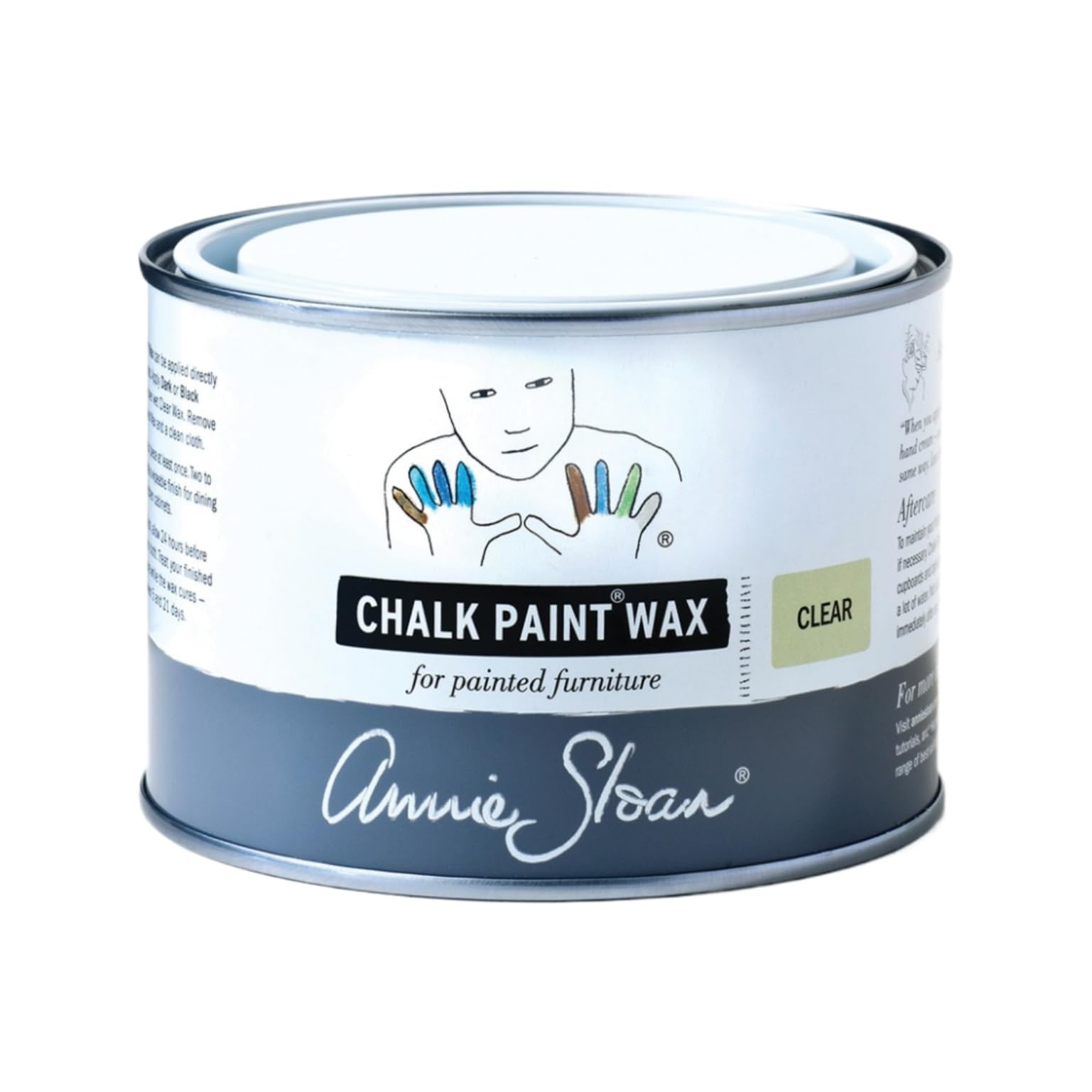 Annie Sloan Chalk Paint® Wax (500 mL, Clear) - Protective Furniture Wax for P...