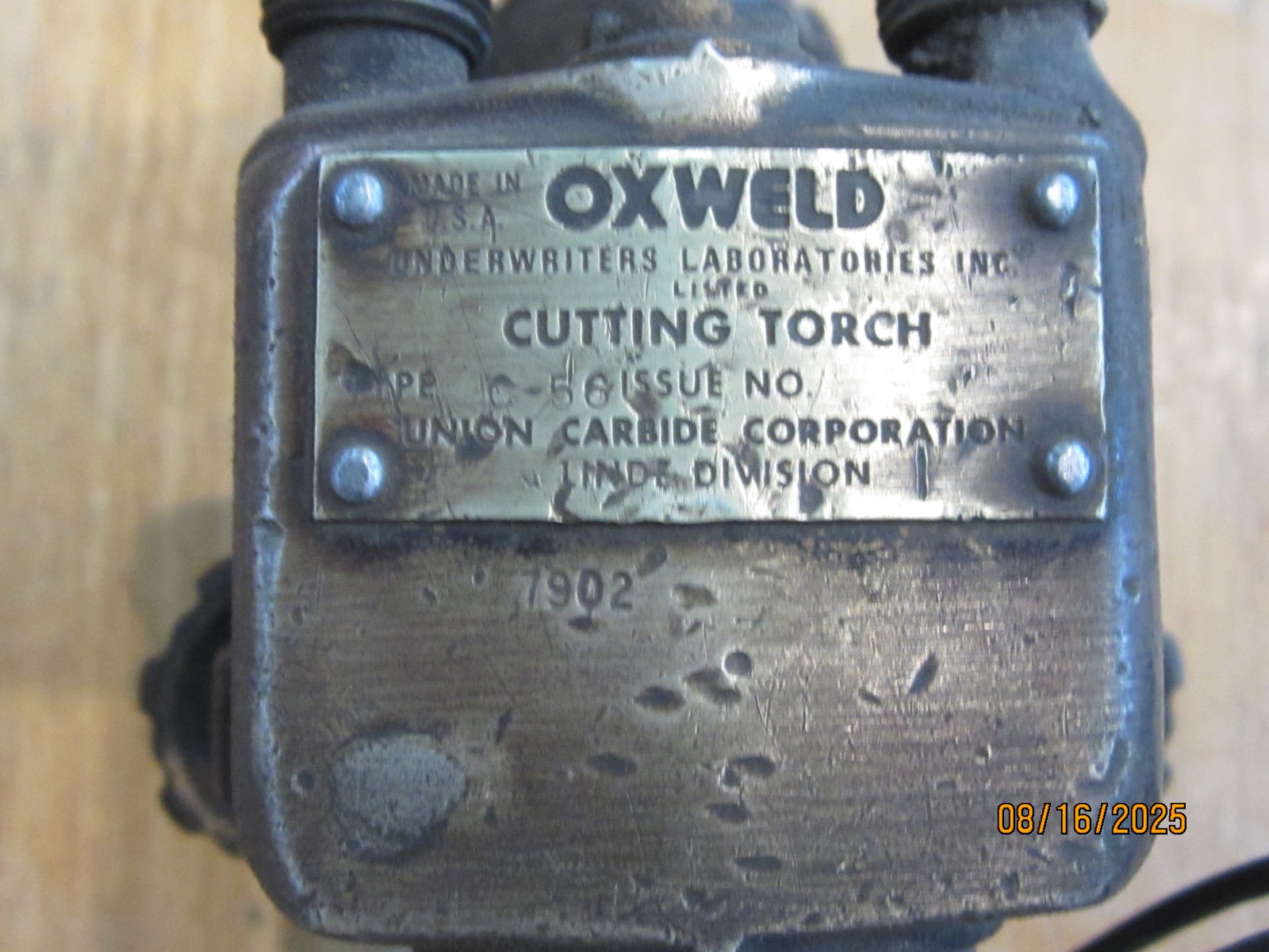 Oxweld C-56 Cutting Machine Torch Head