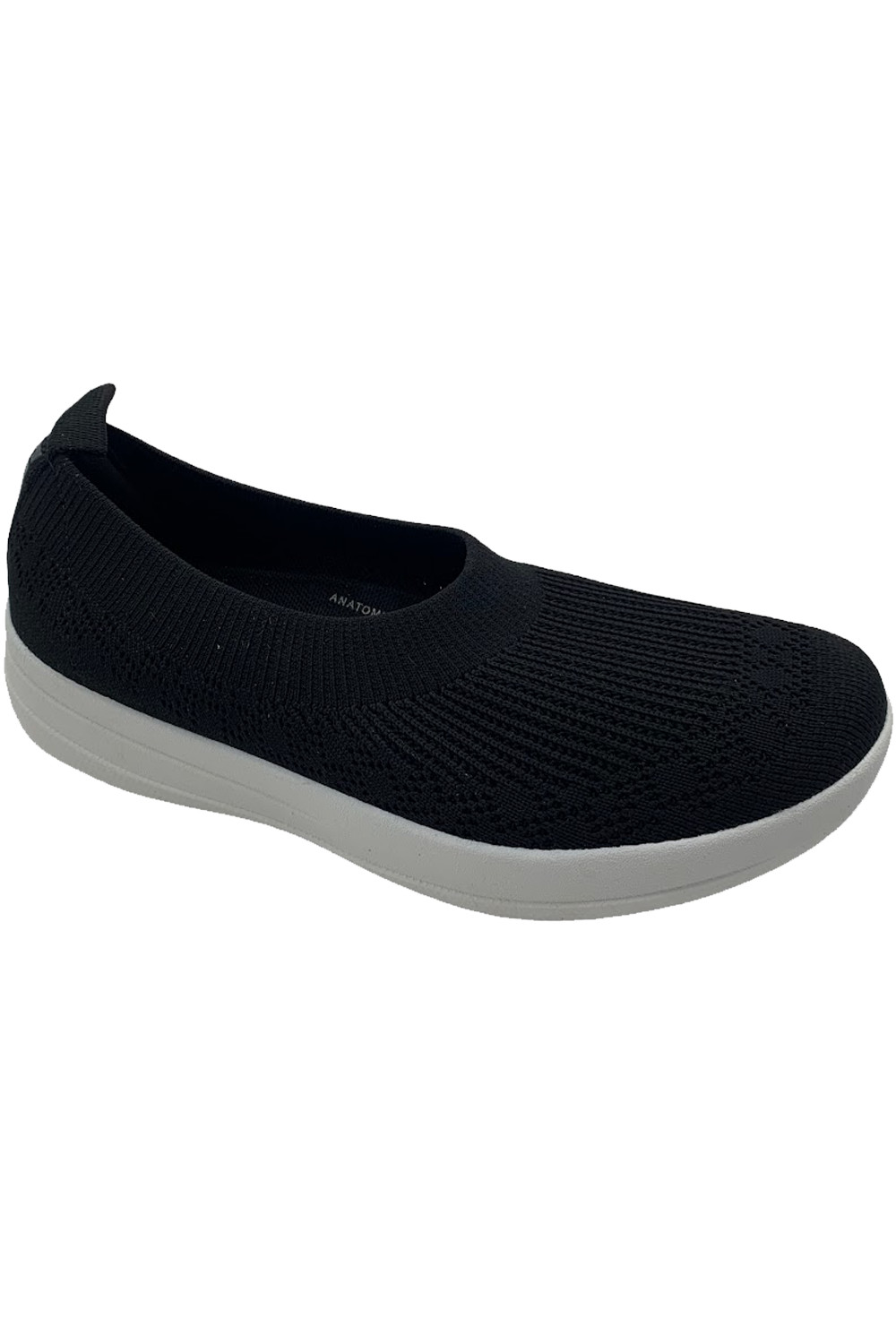 FitFlop UBERKNIT Slip On Ballet Flat Power Black