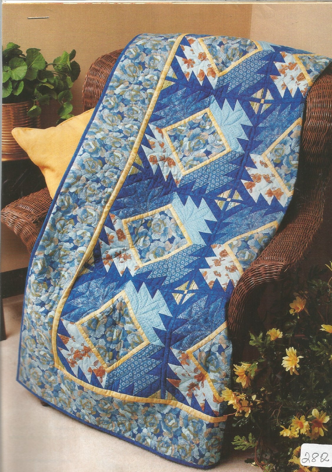 E0210 MONTMARTRE QUILT  PATTERN/INSTRUCTIONS