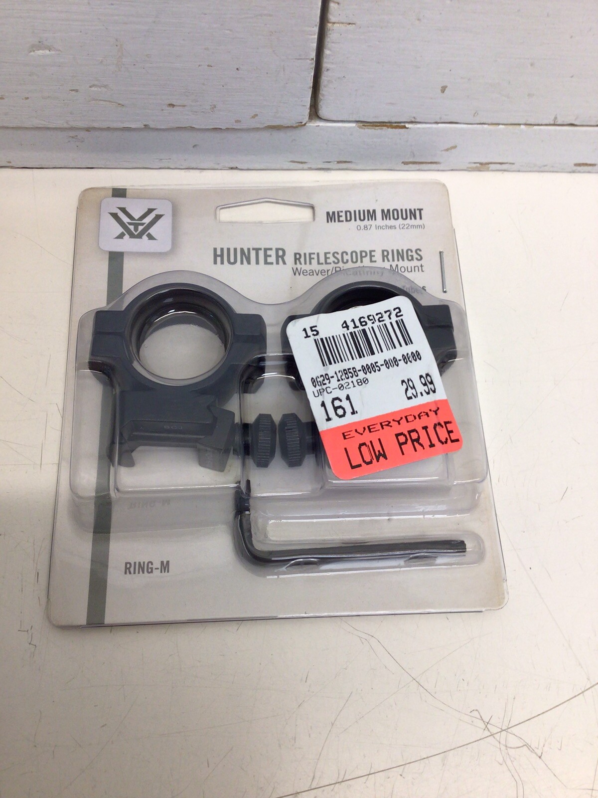 Vortex Optics Riflescope Rings, Picatinny/Weaver Mount Ring-M Brand New!!