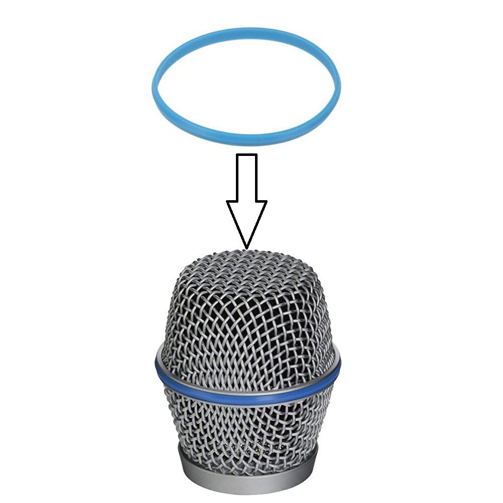 Beta58a Microphone Blue Ring for Shure uhf vhf Microphone Beta58 Beta87A BETA86