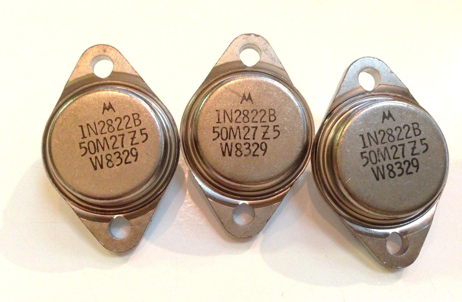 LOT OF 2 1N2822B Zener Voltage Regulator Diode TO-3