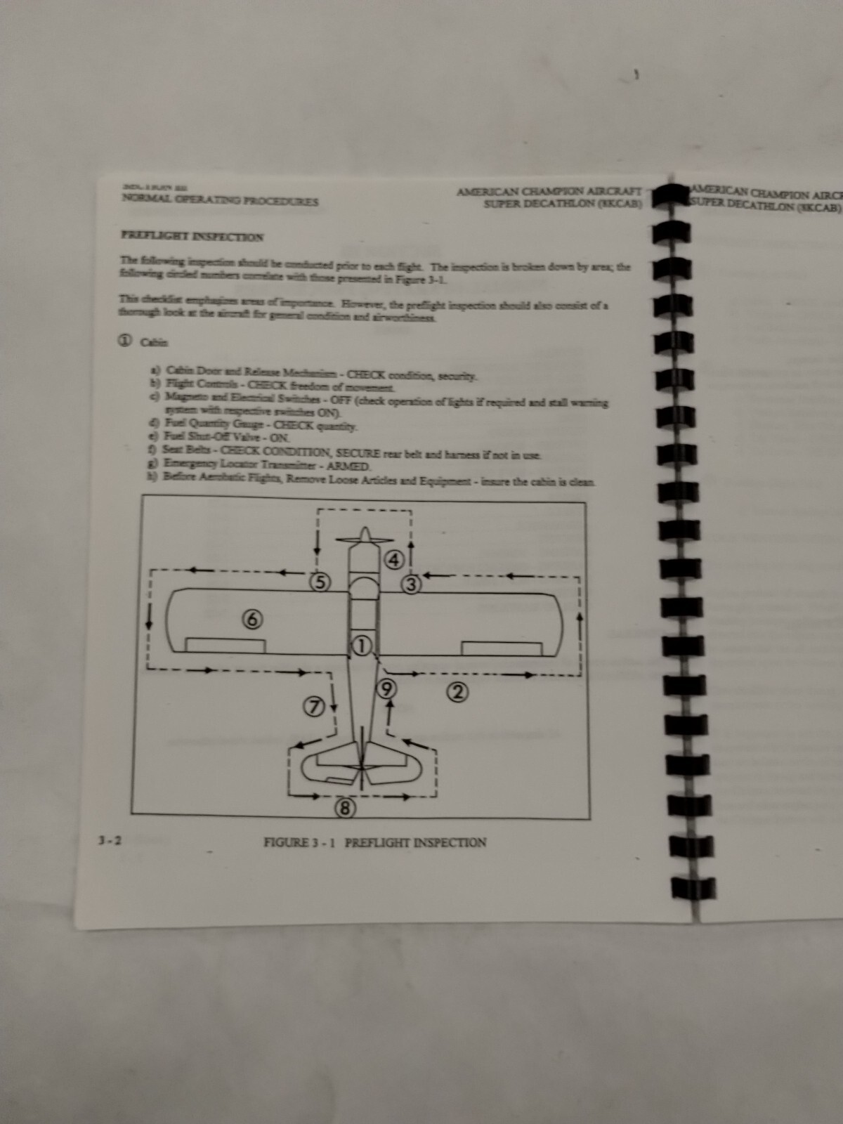 American Champion Super Decathlon 8KCAB Pilots Operating Manual-Copy