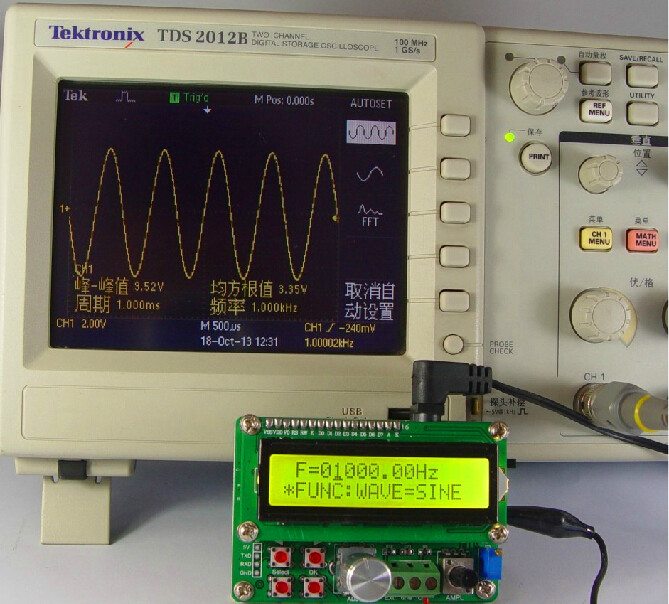 DDS Function Signal Generator Module Custom Arbitrary Waveform Sine Triangle