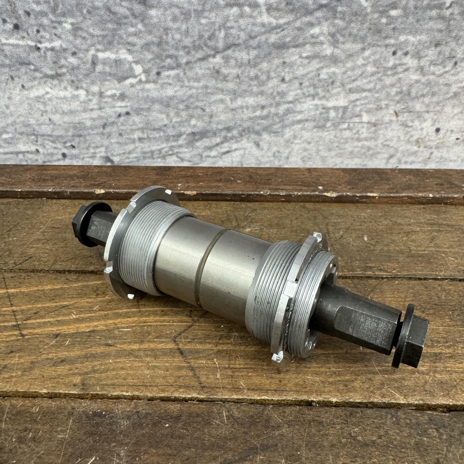 Vintage Kajita Adjustable Bottom Bracket 1.37x24 BSA 119.5mm Square Taper Tandem