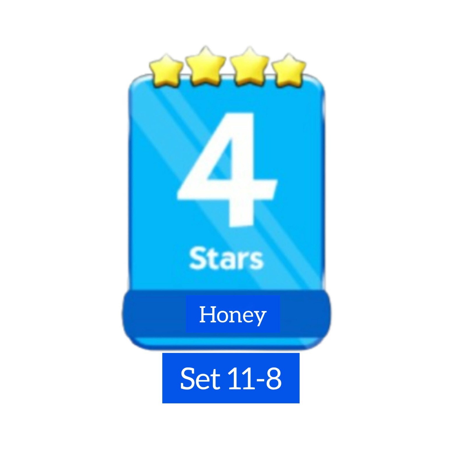 Monopoly Sticker Honey 4 Star Set 11-8
