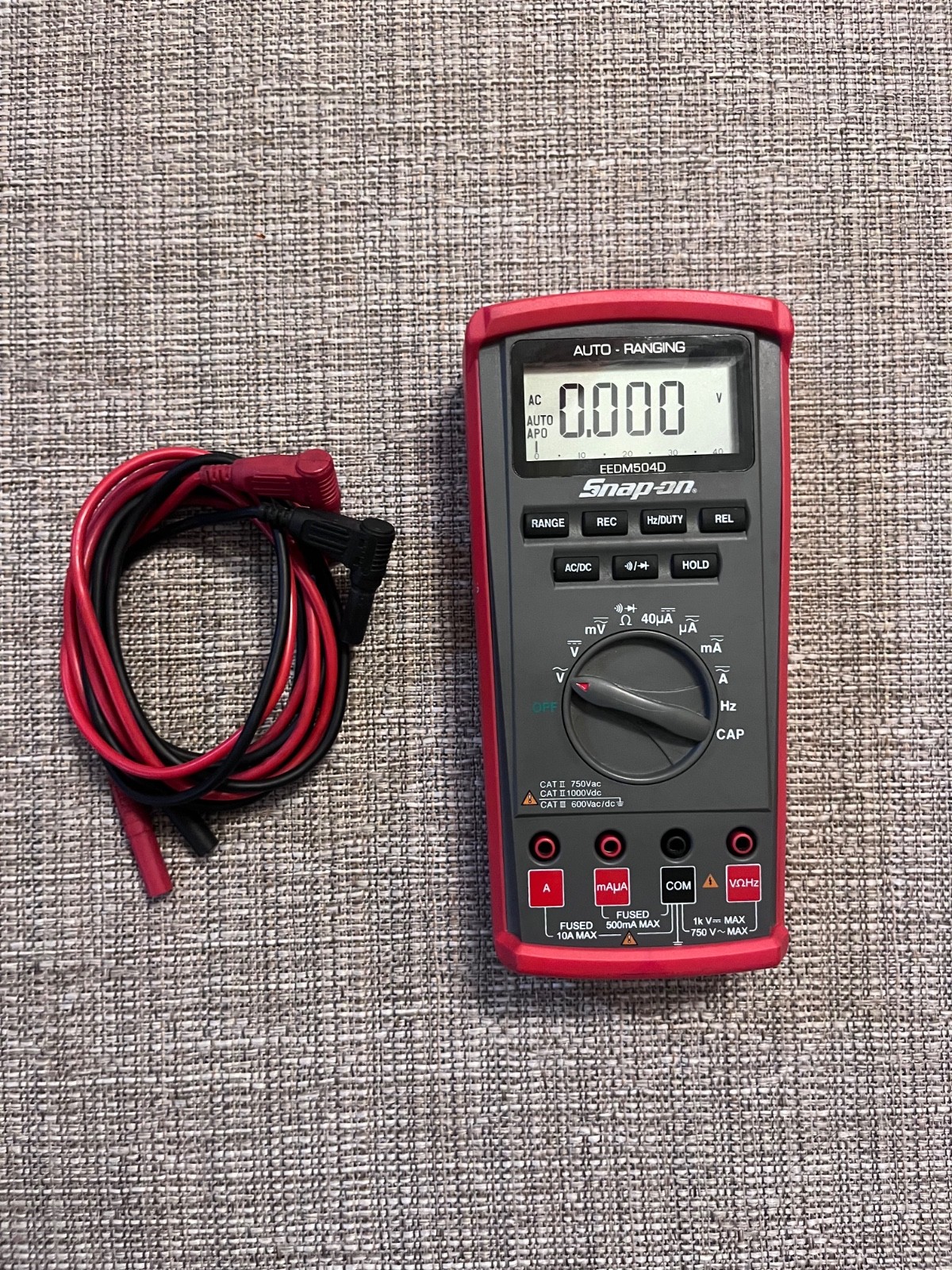 Snap-on EEDM504D Auto Ranging Digital Multimeter