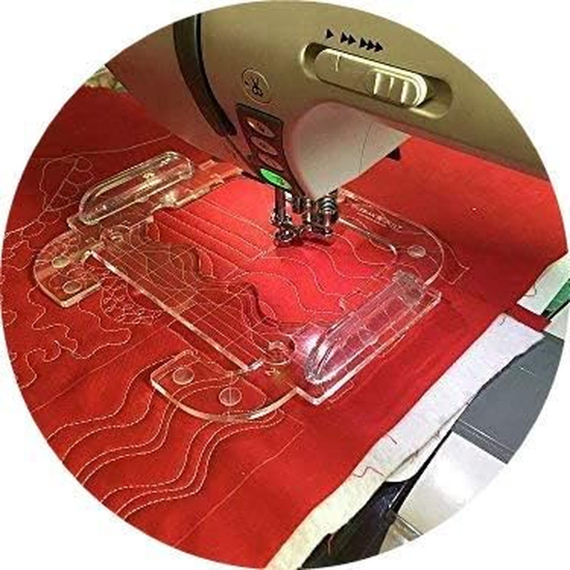 Free Motion Quilting Template Series 5 with Quilting Frame for Domestic Sewing M